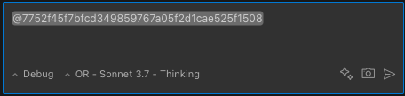 Git commit mention example showing commit details being analyzed by Aincrok